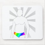 Gay Muscle Pride Mouse Mat