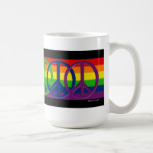 Gay Peace Mug