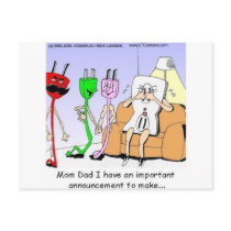 Gay Plug Funny Gifts Tees Mugs Cards Etc postcards