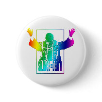 Gay Pope Pinback Button