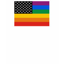 Gay Pride American Flag t-shirts
