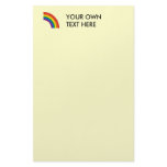 Gay Pride Arc Rainbow Stationery Design