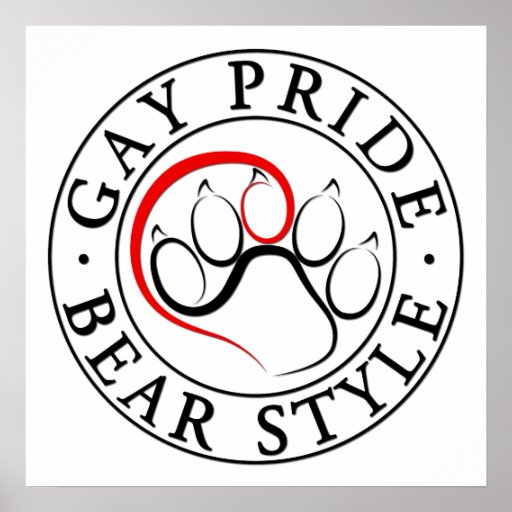 Gay Pride Bear Style Posters