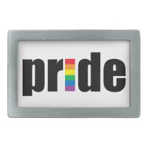 Gay Pride Belt Buckle