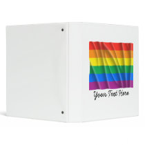 GAY PRIDE 3 RING BINDER