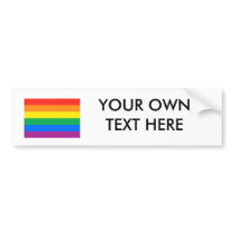 GAY PRIDE BUMPER STICKER