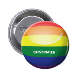Gay Pride Customize Button