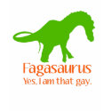 Gay Pride - Fagasaurus t-shirts by CharlieBuckett Gay Pride - Fagasaurus t-shirts