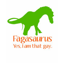 Gay Pride - Fagasaurus t-shirts