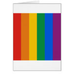 Gay Pride Flag Greeting Card