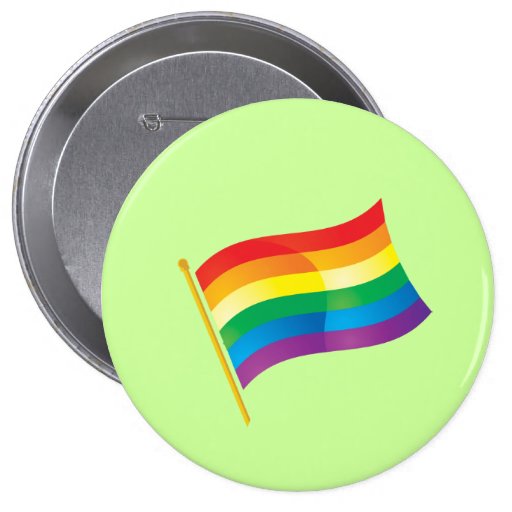 Gay Pride Flag Pinback Buttons Zazzle