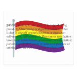 Gay Pride Flag Postcards