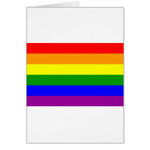 Gay Pride Flag / Rainbow Flag Cards