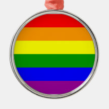 Gay Pride Flag / Rainbow Flag Ornament