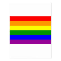 Gay Pride Flag / Rainbow Flag Postcards