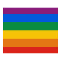Gay Pride Flag / Rainbow Flag Poster posters