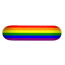 Gay Pride Flag / Rainbow Flag Skate Deck