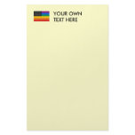 Gay Pride Flag Stationery Paper