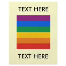 Gay Pride Flag T-shirt Flyer Design