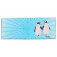 Gay Pride Lesbian Penguins Holding Hands Tyvek® Billfold Wallet