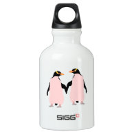 Gay Pride Lesbian Penguins Holding Hands SIGG Traveler 0.3L Water Bottle