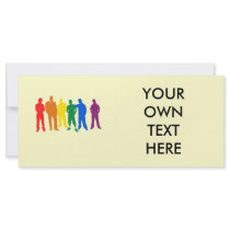 GAY PRIDE (men) rack cards