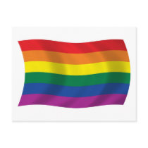 Gay Pride Movement Flag Postcard