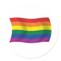 Gay Pride Movement Flag Sticker by LivingFlags2 Gay Pride Movement Flag Sticker