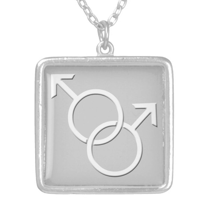 Gay Pride Necklace Men S Same Sex Love Jewelry Zazzle