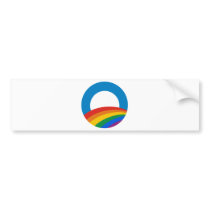 Gay Pride Obama Bumper Sticker