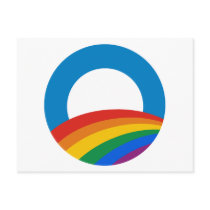Gay Pride Obama Post Cards