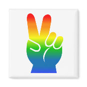 peace sign magnet