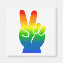 Gay Pride Peace magnet