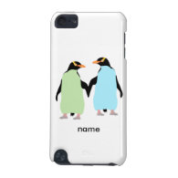Gay Pride Penguins Holding Hands iPod Touch (5th Generation) Cases