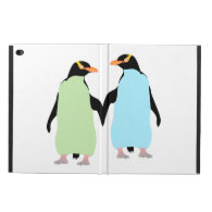 Gay Pride Penguins Holding Hands Powis iPad Air 2 Case