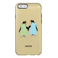 Gay Pride Penguins Holding Hands Incipio Feather® Shine iPhone 6 Case