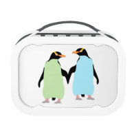 Gay Pride Penguins Holding Hands Yubo Lunchbox