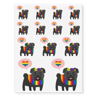 pug temporary tattoos pug temporary tattoos zazzle pug temporary tattoos pug temporary tattoos zazzle