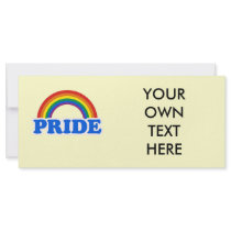 GAY PRIDE rack cards
