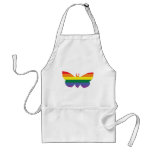Gay Pride Rainbow Butterfly aprons