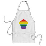 Gay Pride Rainbow Cupcake aprons