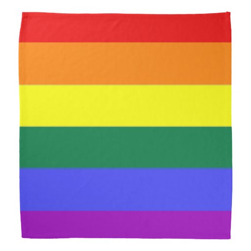 Gay Pride Rainbow Flag Bandana Zazzle 8794