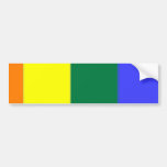 Gay Pride Rainbow Flag Bumper Stickers