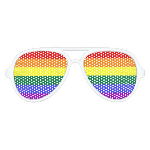 Gay Pride Rainbow Flag Lgbt Sunglasses Zazzle