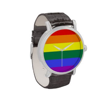 Gay Pride Rainbow Flag Watches