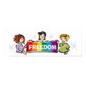 Gay Pride Rainbow Freedom Poster posters by naturetees Gay Pride Rainbow Freedom Poster posters