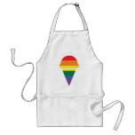 Gay Pride Rainbow Icecream aprons