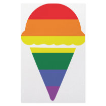 Gay Pride Rainbow Icecream Customized Stationery