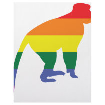 Gay Pride Rainbow Monkey letterhead by CityRoyalty Gay Pride Rainbow Monkey letterhead