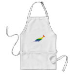 Gay Pride Rainbow Narwhal aprons